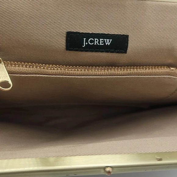 J Crew Striped Clutch Bag - Picture 3 of 4